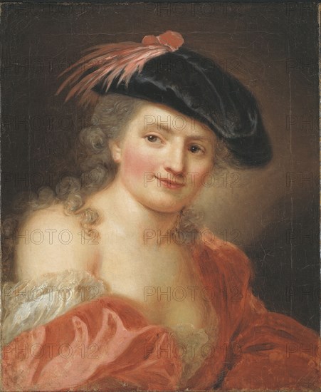 Self-Portrait, c. 1755. Found in the collection of Statens Museum for Kunst, Copenhagen.