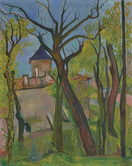 Paysage à Saint-Bernard (Ain), 1932. Private Collection.