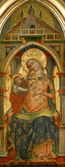 Madonna and Child, 1372. Found in the collection of Musée du Louvre, Paris.