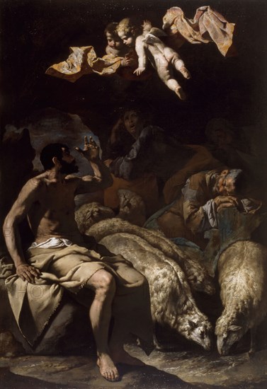 The Angel Appearing to the Shepherds, 1600-50.