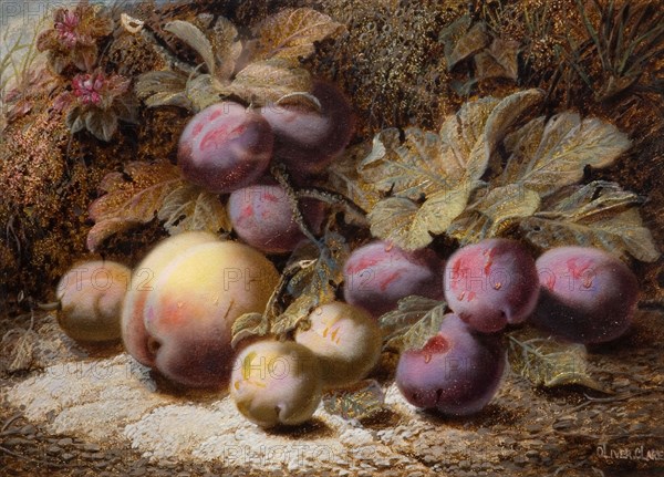 Still Life With Peach And Plums, 1916.