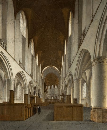 Interior of Saint Bavo, Haarlem, 1680.