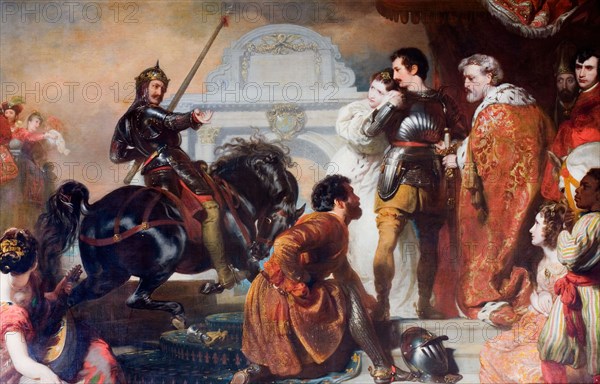 The Challenge Of Rodomont To Rogero, 1827.