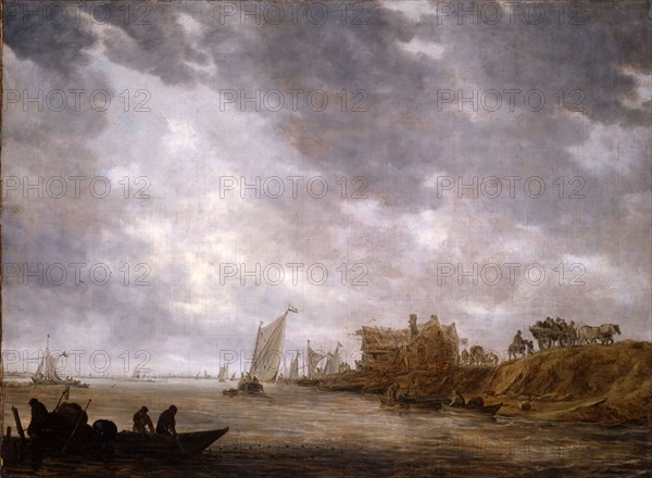 A River Scene, 1642.