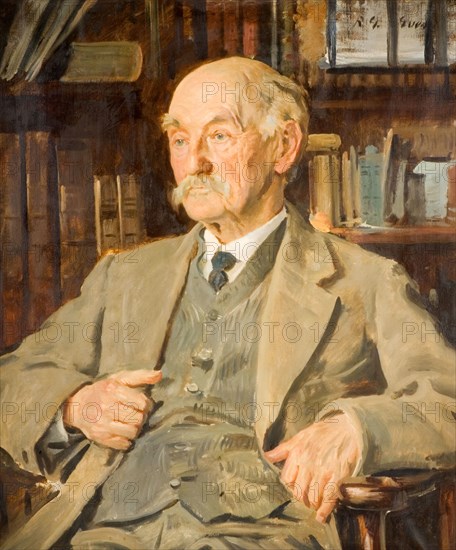 Portrait of Thomas Hardy (1840-1928), 1924. Thomas Hardy (2 June 1840 - 11 January 1928) was an English novelist and poet.