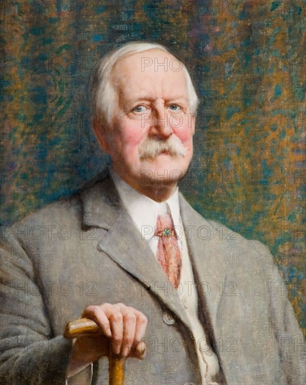 Self-portrait of Jethro Anstice Cossins, 1912.