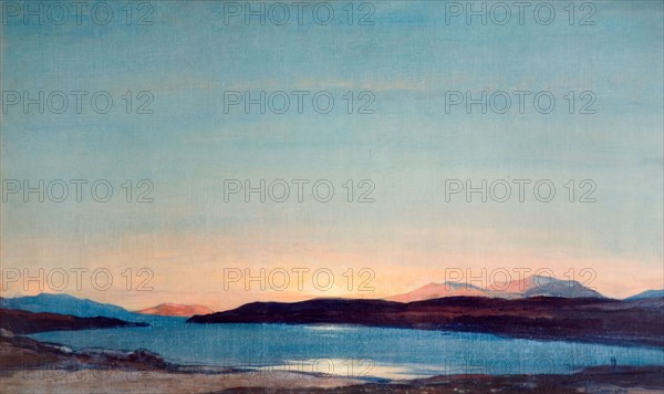 Sundown, Loch Rannoch, 1923.