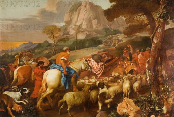 The Angel Appearing to the Shepherds, mid-late 17th century.