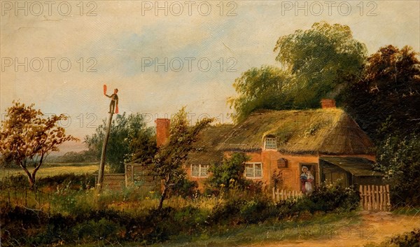 Sket's Cottage Northfield, Birmingham, 1875-1900.