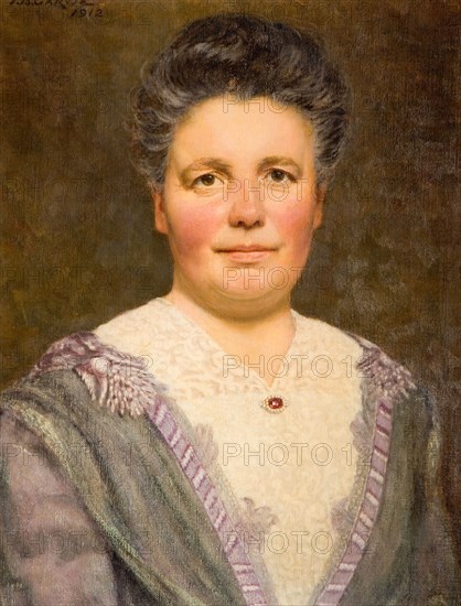 Portrait of Geraldine Cadbury Nee Southall, 1912.