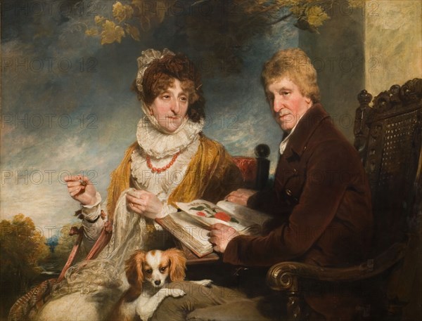 Portrait Of A Man And Woman, 1818.