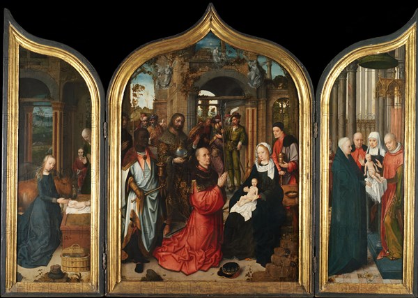 The Nativity, The Adoration of the Magi, The Presentation in the Temple, 1510-12.