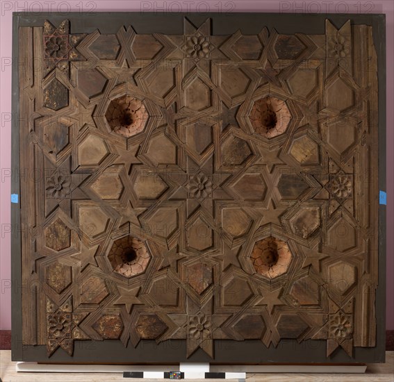 Panel from a Ceiling, Spain, 14th-15th century.