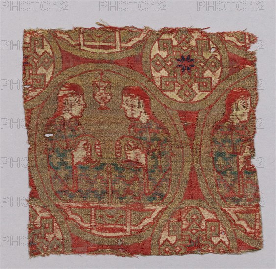Textile with Musicians, Spain, 13th century.