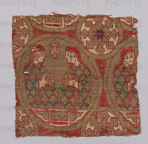 Textile with Musicians, Spain, 13th century.
