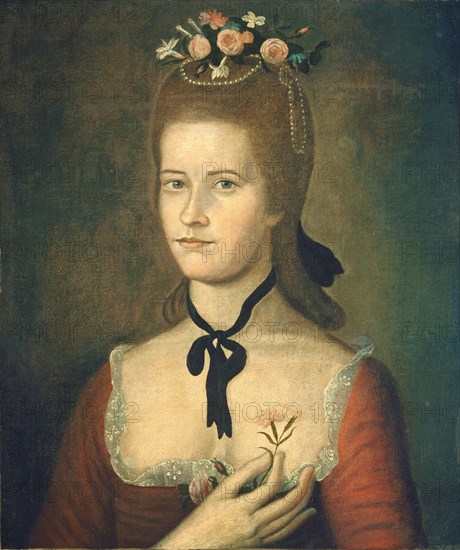 Portrait of a Lady in Red, c. 1785/1790.