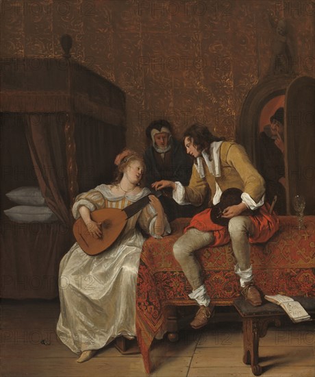 Ascagnes and Lucelle (The Music Lesson), 1667.