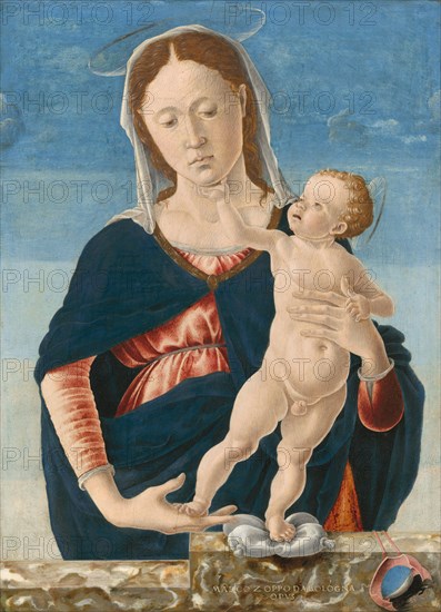 Madonna and Child, c. 1467/1468. By Marco Zoppo, or an imitator.