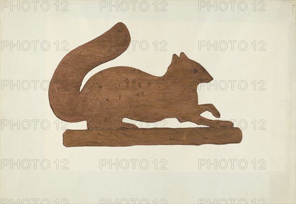 Squirrel Weather Vane, 1935/1942.