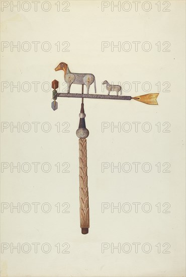 Sheep Weather Vane, c. 1938.