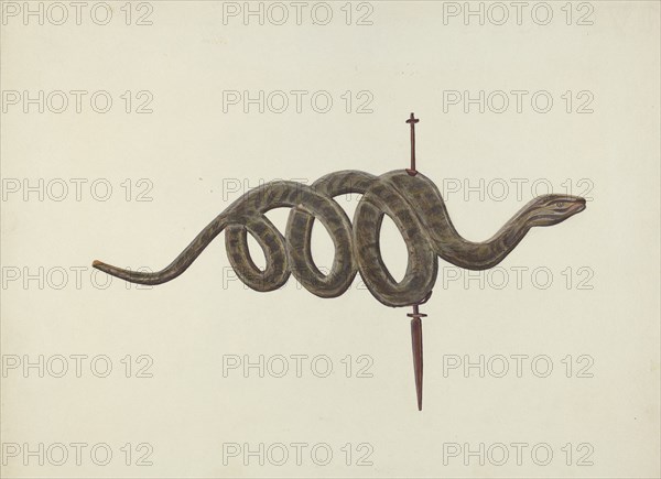 Serpent Weather Vane, c. 1938.