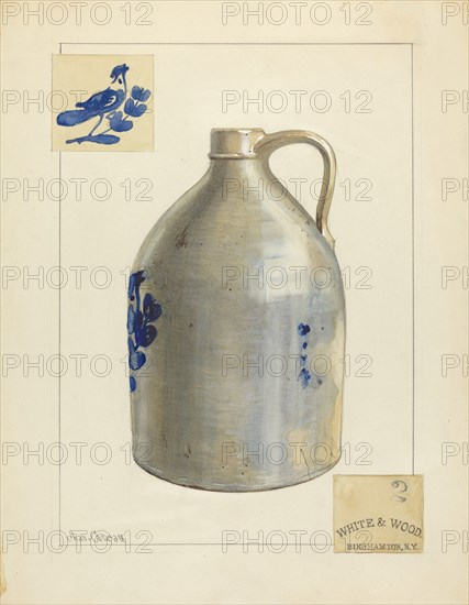 Stoneware Jug, 1935/1942.