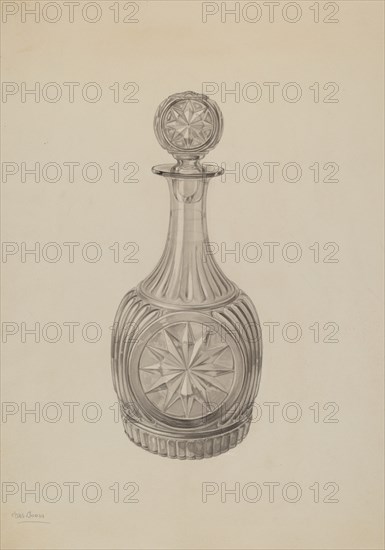 Decanter, c. 1938.