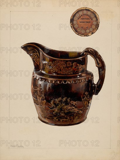 Pitcher, c. 1937.