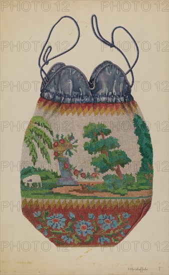 Beaded Bag, 1935/1942.