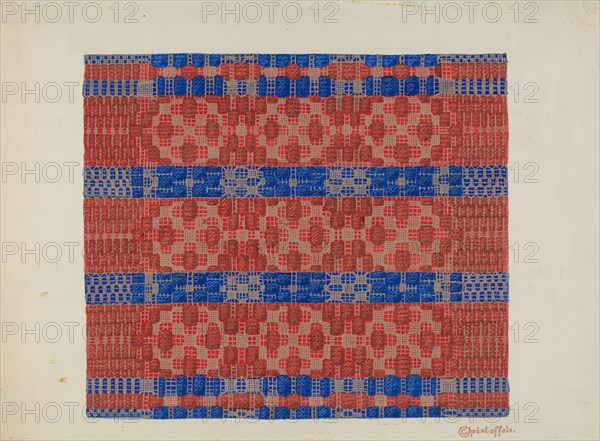 Coverlet (Reverse Side), 1935/1942.