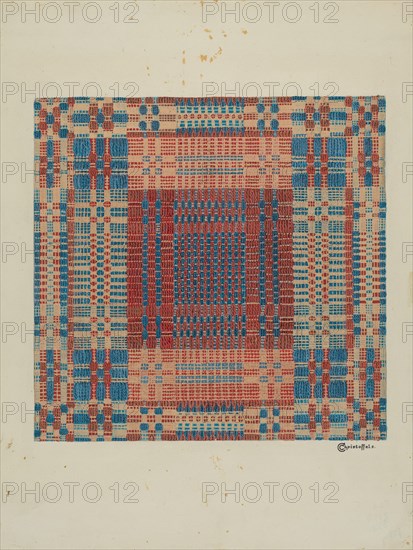 Coverlet, c. 1936.