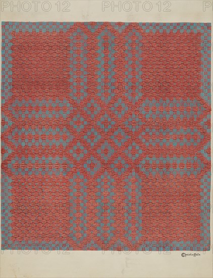 Coverlet, 1935/1942.