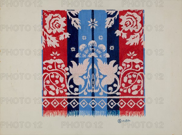 Coverlet, c. 1936.