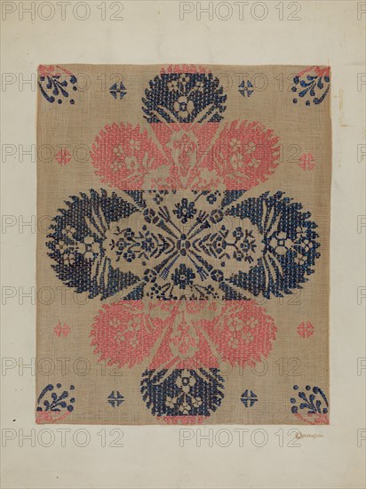 Coverlet, c. 1940.