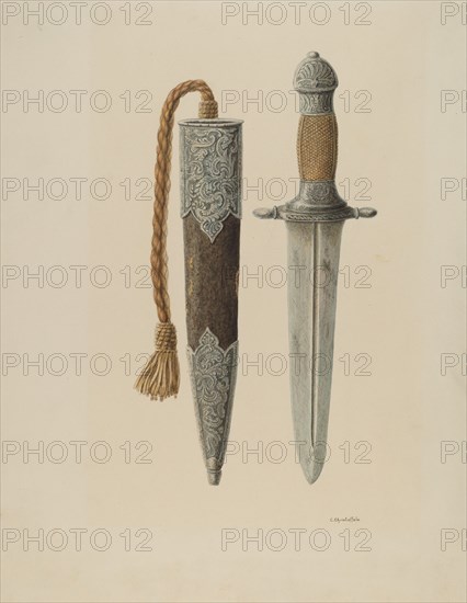 Dagger and Sheath, 1935/1942.