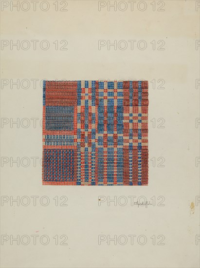 Coverlet (Section), c. 1940.