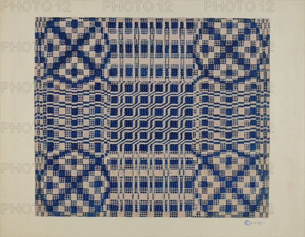 Coverlet, c. 1940.