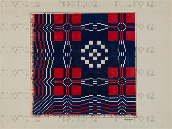 Coverlet, c. 1940.