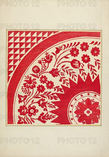 Homespun Coverlet, 1935/1942.