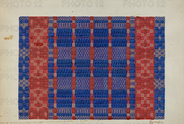 Coverlet (Section), c. 1937.
