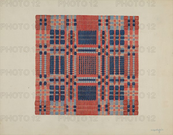 Coverlet (Section), 1935/1942.