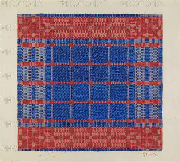 Coverlet (Section), c. 1937.