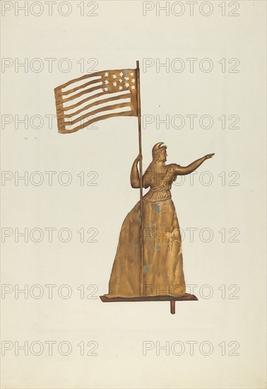 Gilt Weather Vane, 1935/1942.