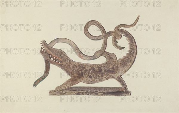 Dragon and Serpent Weather Vane, c. 1938.