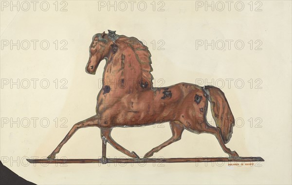 Horse Weather Vane, 1935/1942.