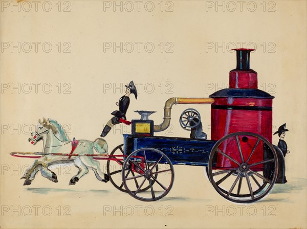 Toy Fire Engine, c. 1939.