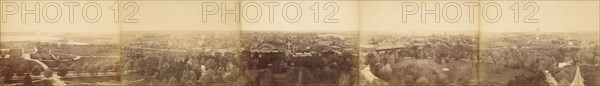 Panoramic View of Washington, DC, 1860-1876.