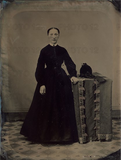 Portrait of a Civil War Widow, 1860s.