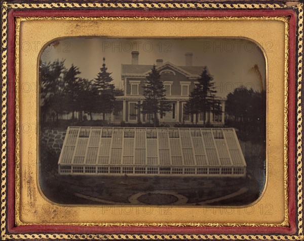 House with Greenhouse, Virginia, c. 1850.