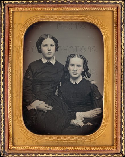 Portrait of Two Girls, c. 1853.